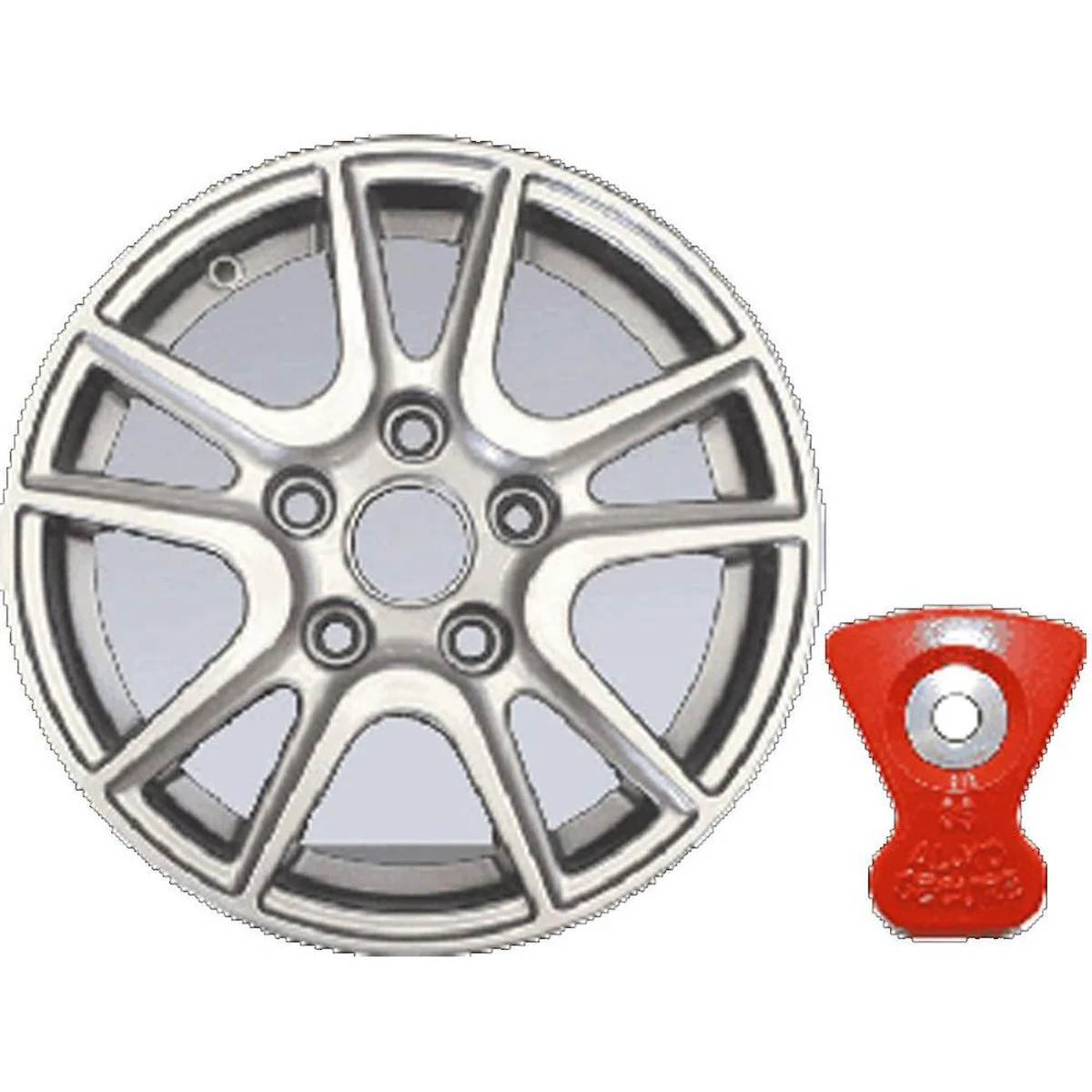 Al-Ko Compact 14" Explorer Tardis No.35 Alloy Wheel Lock for Erwin Hymer Group UK Affinity 520
