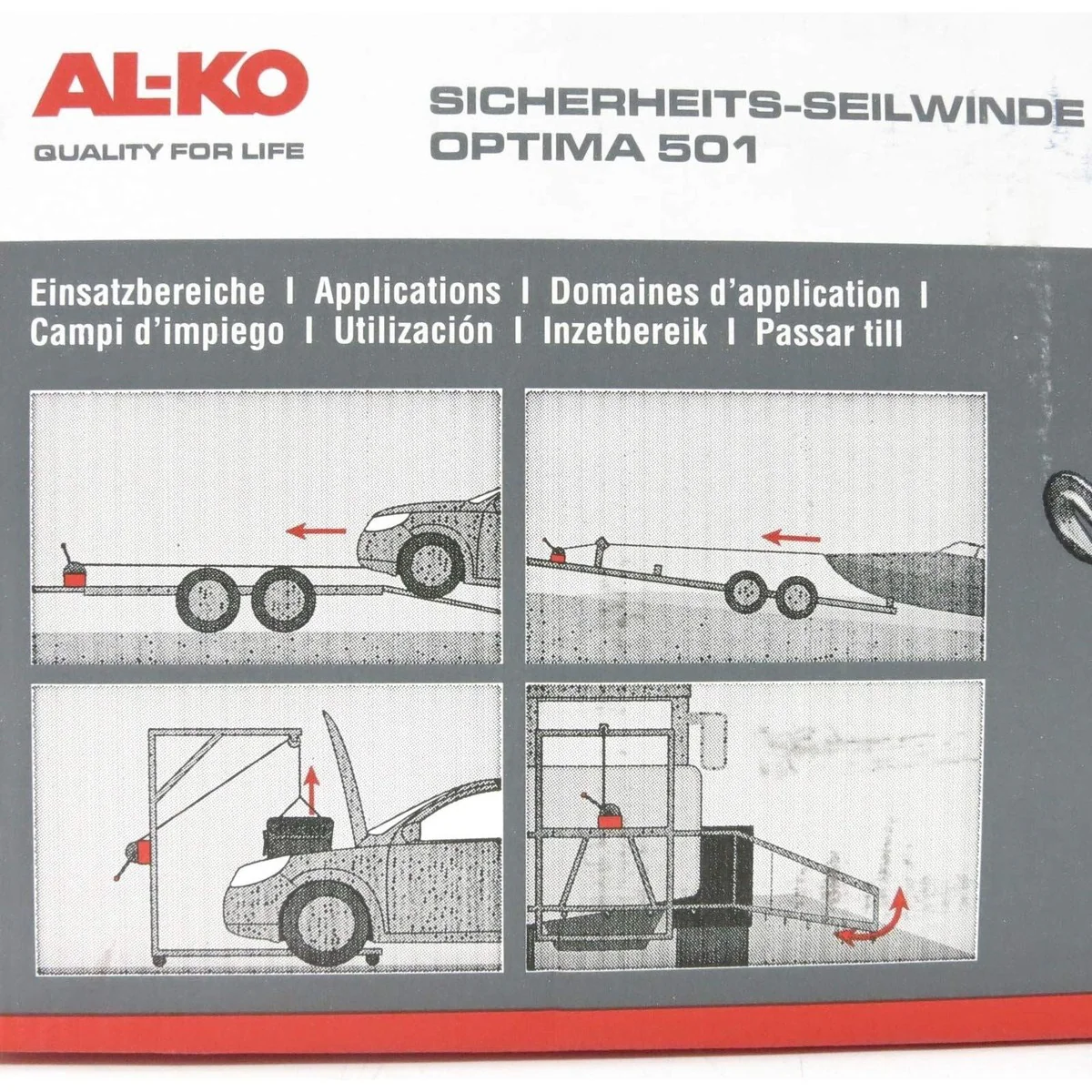 ALKO Winch 501 plus without rope 1730003 - Image 4
