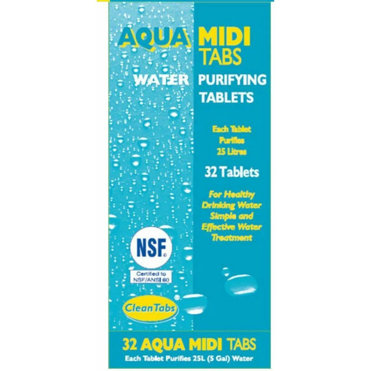 Aqua Midi Tabs Water Purification Sterilising Drinking Water 64 tablets Aquatabs - Image 4