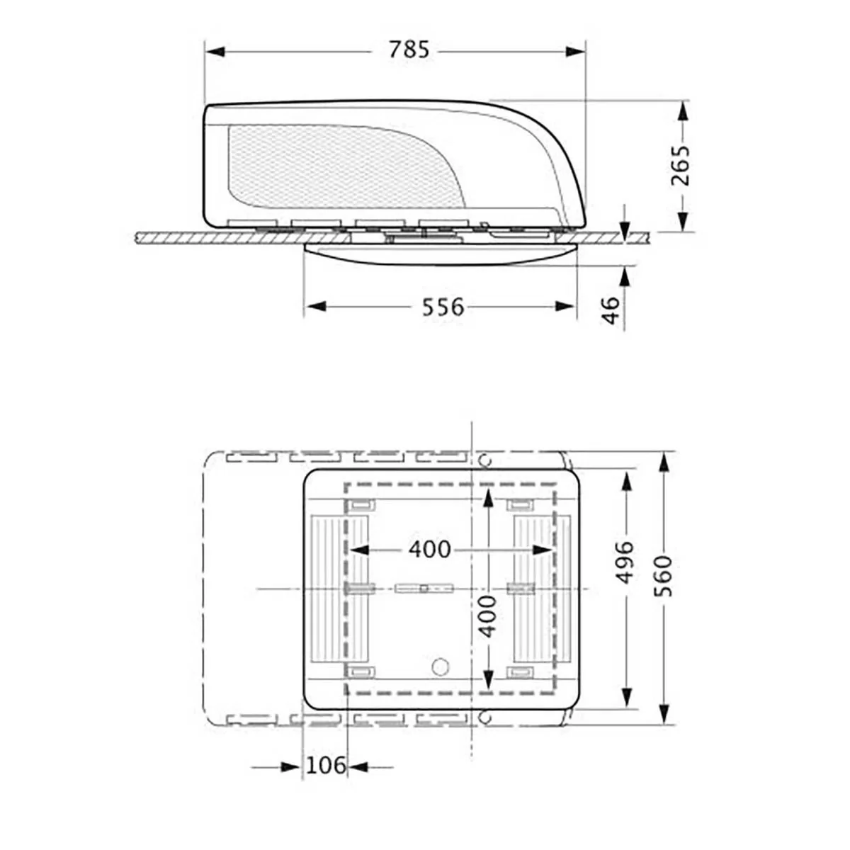 Aventa Compact Air Conditioner Cream - Image 2