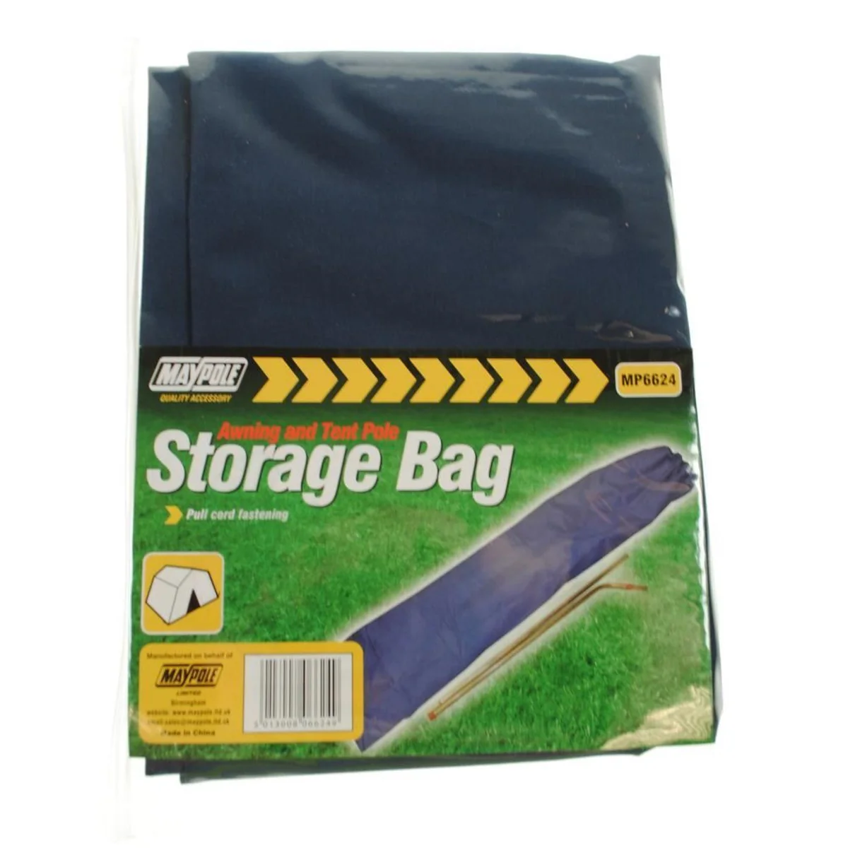 Awning And Tent Pole Storage Bag Pull Cord 150Cm X 40Cm Blue Bag Maypole Mp6624 - Image 2