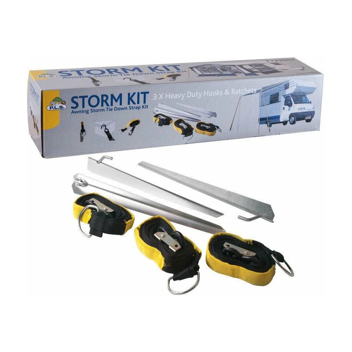 Awning Storm Tie Down Strap Kit