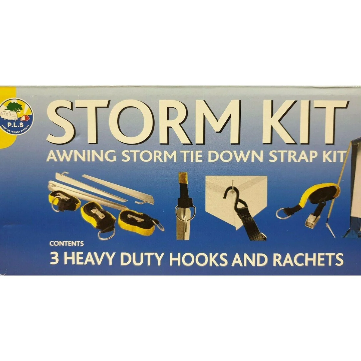 Awning Storm Tie Down Strap Kit - Image 3
