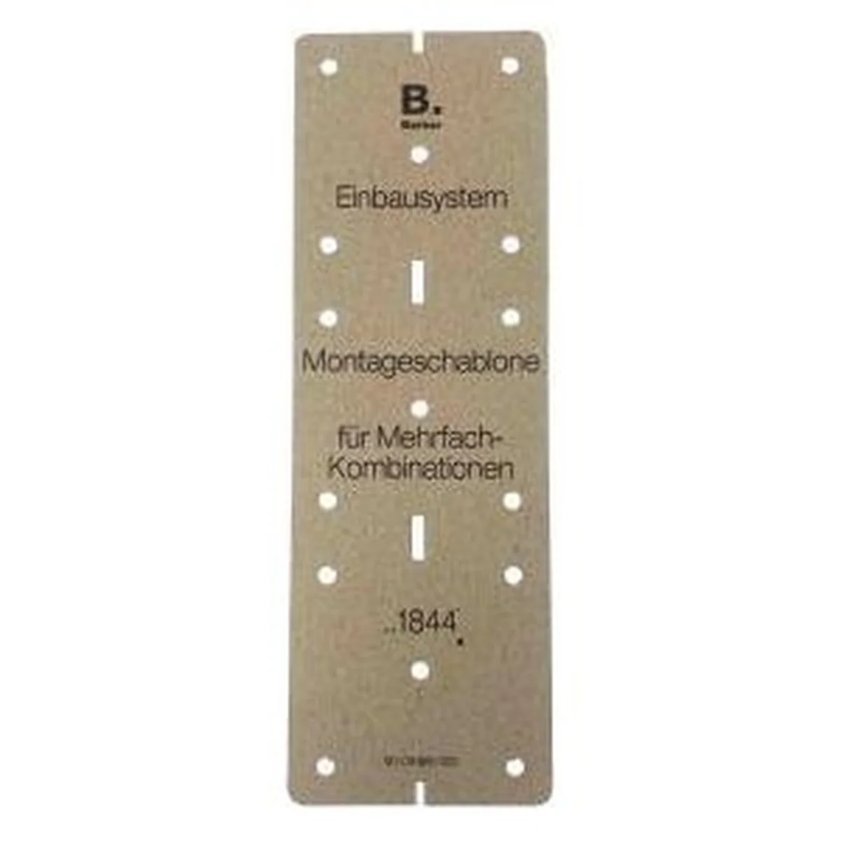 Berker Installation Template: Cardboard 21248T