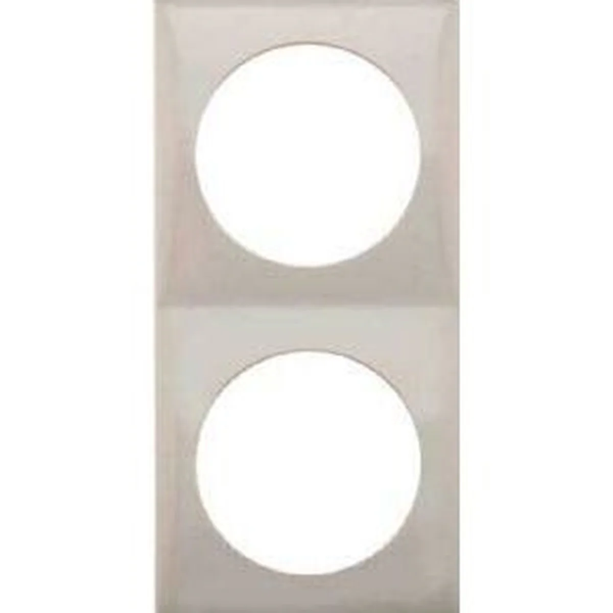 Berker Pure Design Double Frame Stainless Steel 21245S