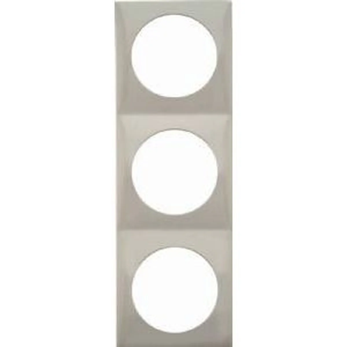 Berker Pure Design Triple Frame Stainless Steel 21247S