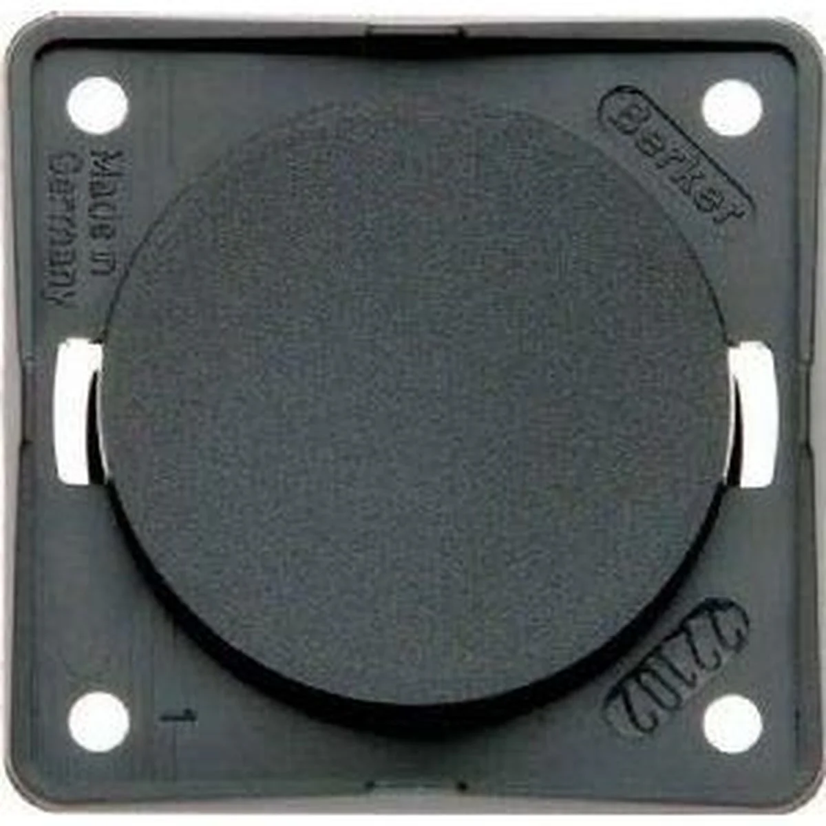 Berker Round Blanking Plate Anthracite 21220A