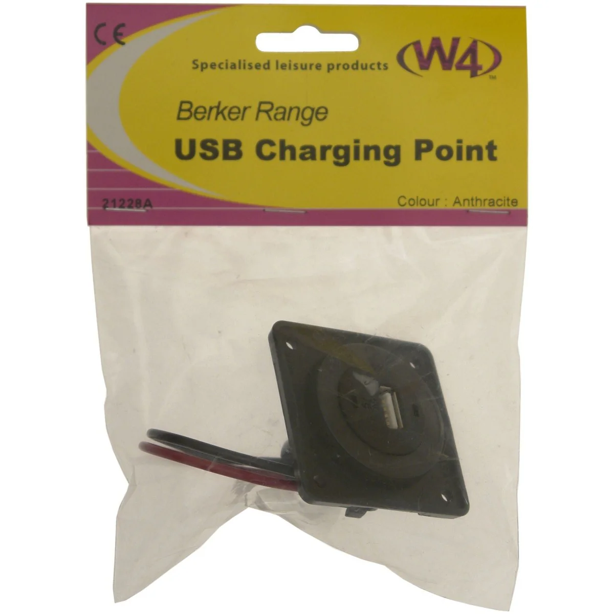 Berker Usb Charging Point Anthracite 21228A