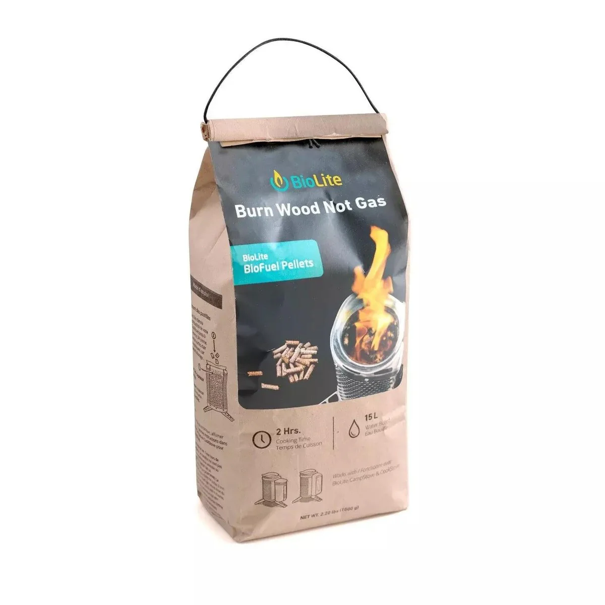 Biolite BioFuel Pellets CampStove 1kg Hardwood Pellets Long Burn Eco-Friendly - Image 4