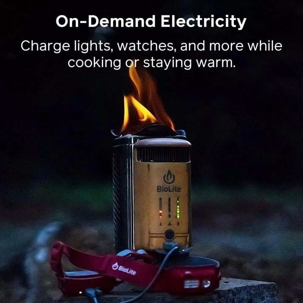 Biolite CampStove 2+ Complete Cook Kit Stove with USB Charging New 2025 Model - Image 6