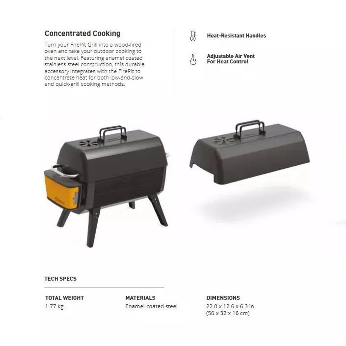 Biolite FirePit Grill Lid - Image 3