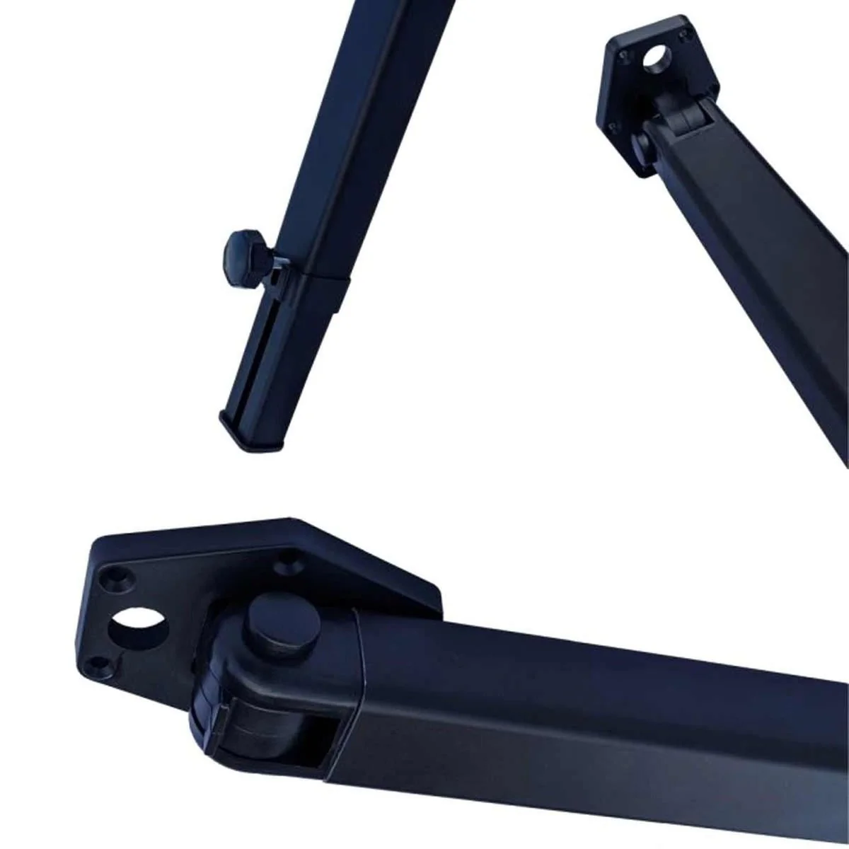 Black Adjustable Telescopic Table Legs 500 to 750mm (Pack of 25) - Image 2