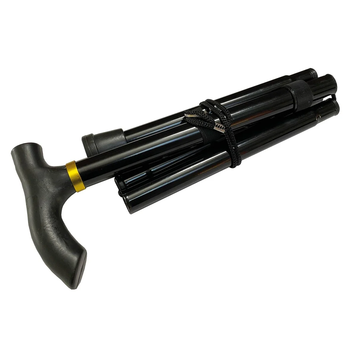 Black Folding Walking stick - Image 2