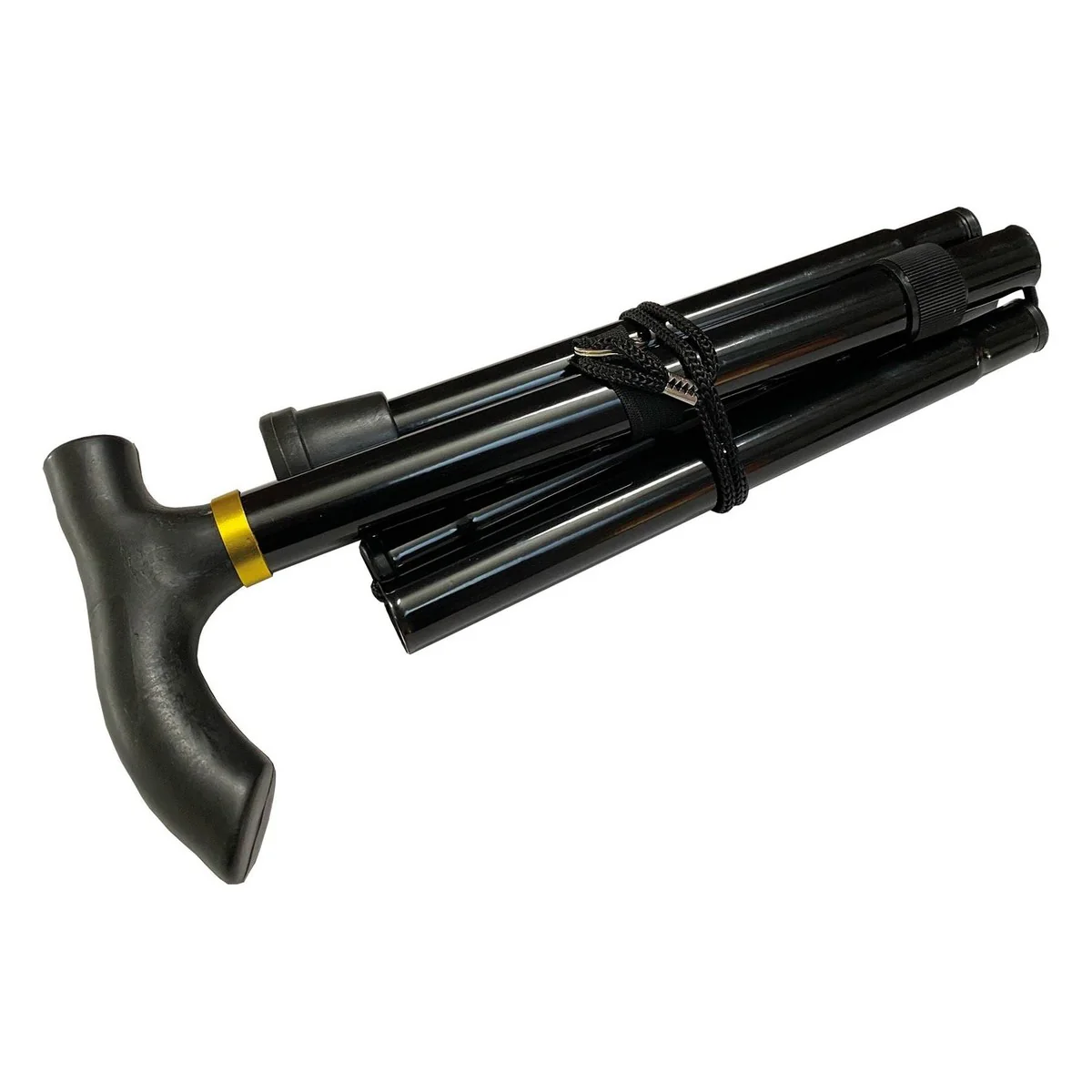 Black Folding Walking stick M0039 - Image 2