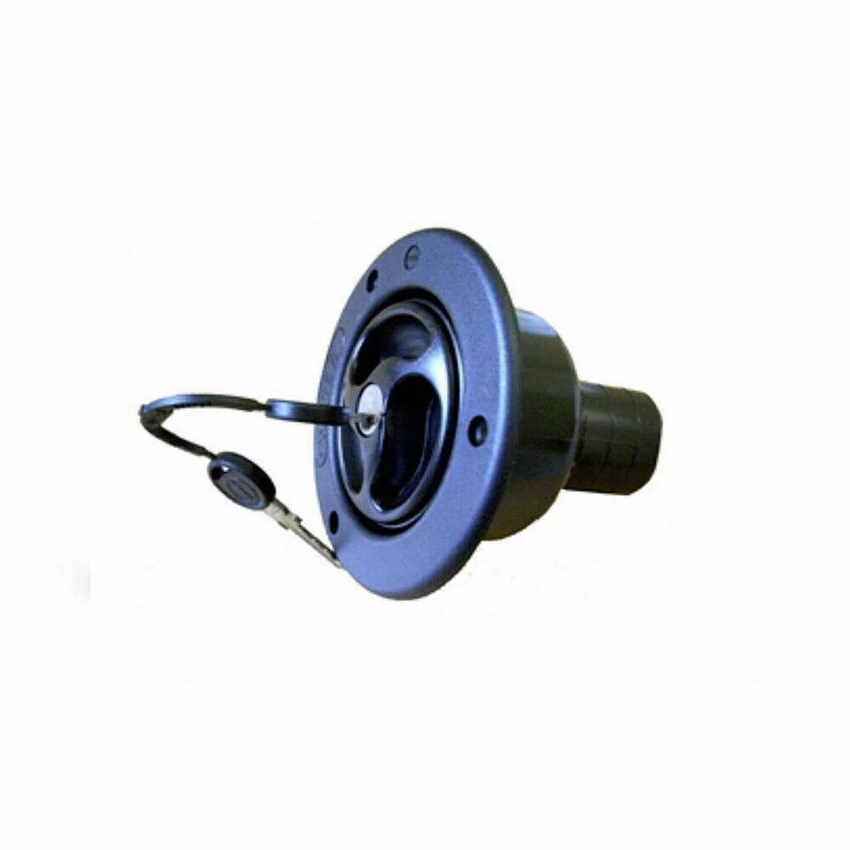 Black Lockable Water Tank Filler Cap with Keys - ES2150 - Caravan / Motorhome - Image 2
