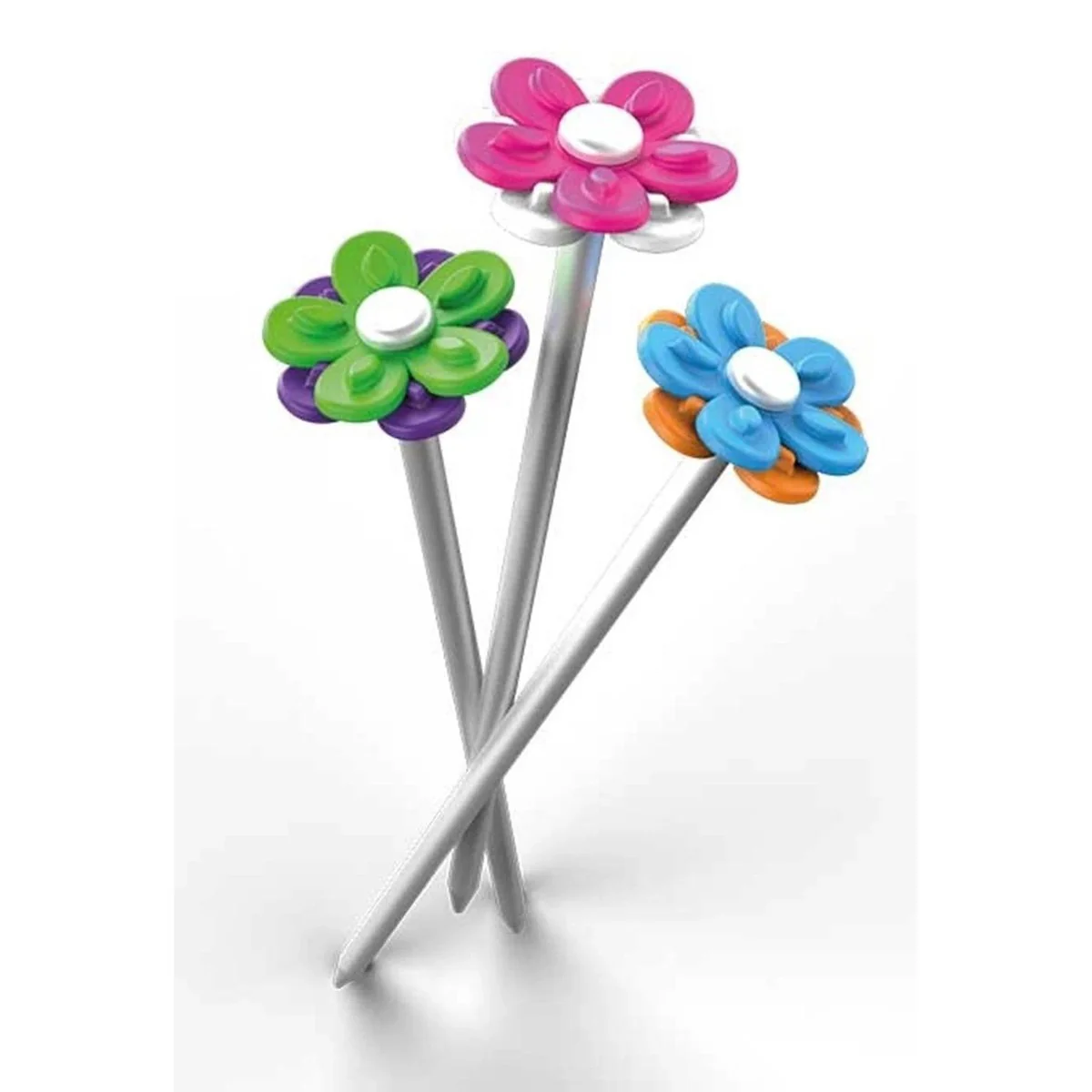 Blue Diamond 20 x Daisy Hard Ground Pegs with Interchangable Heads - Image 3