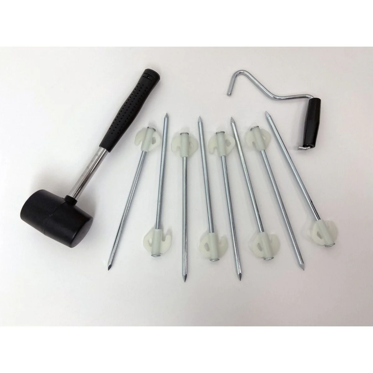 Blue Diamond Glow Ground 20 x Pegs Kit Green Includes Storage Bag Mallet Puller - Image 2