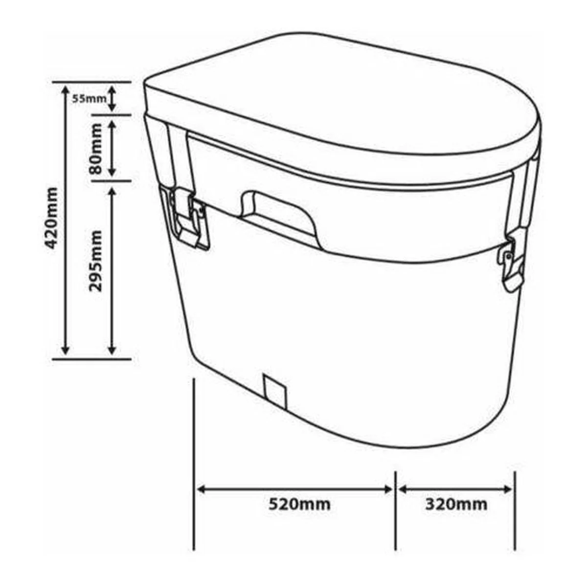 Blue Diamond Nature Calls Eco Composting Toilet - Image 6