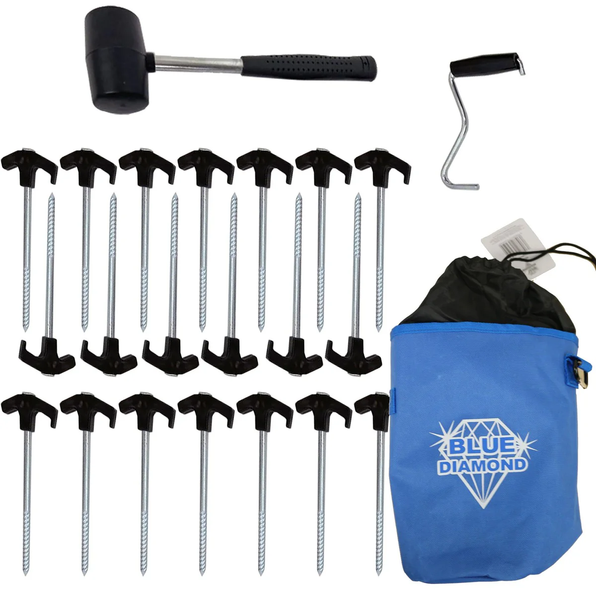 Blue Diamond Pile Driver Pro Kit Includes Storage Bag