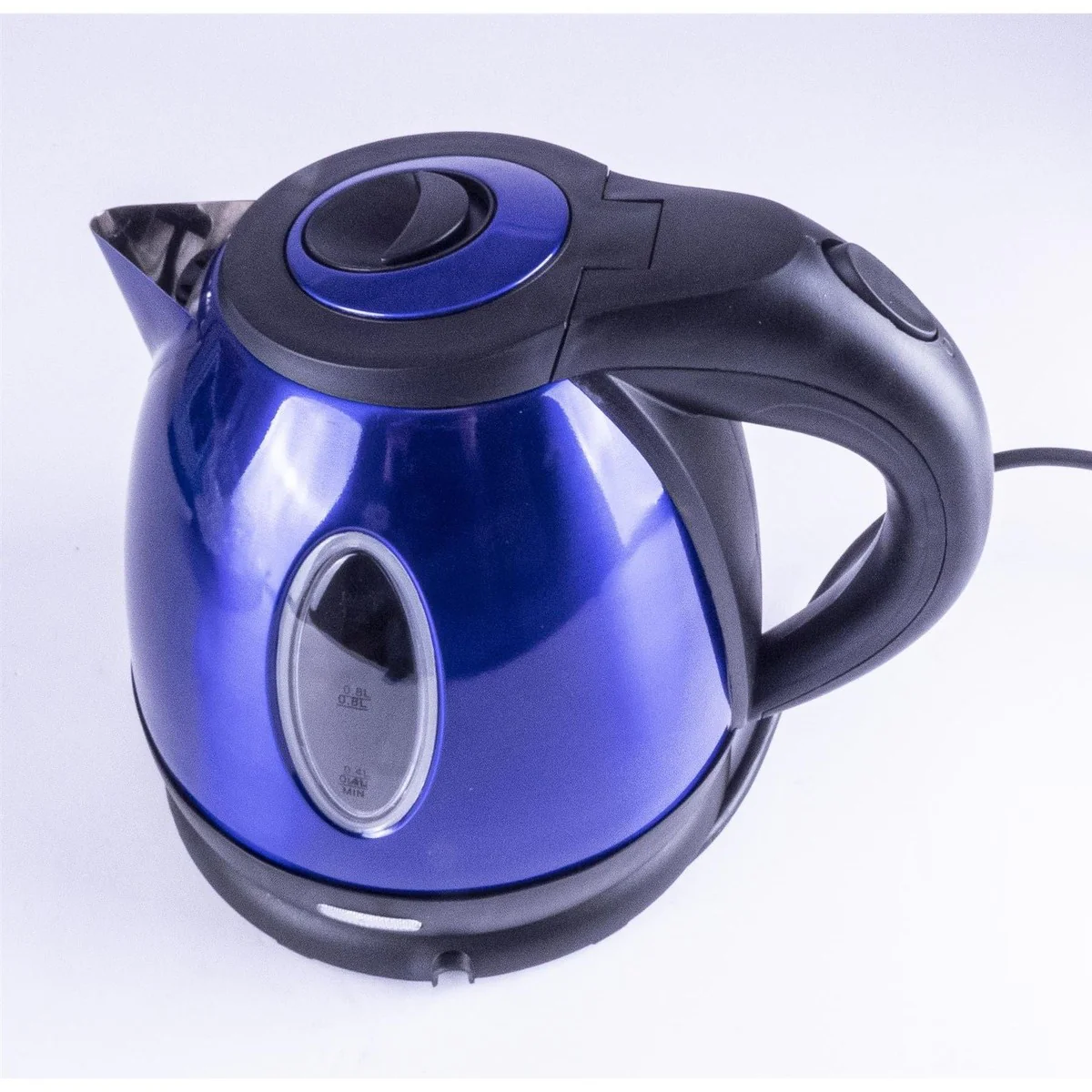 Metallic Blue Low Power 1.2L 750W Cordless Kettle - Image 3