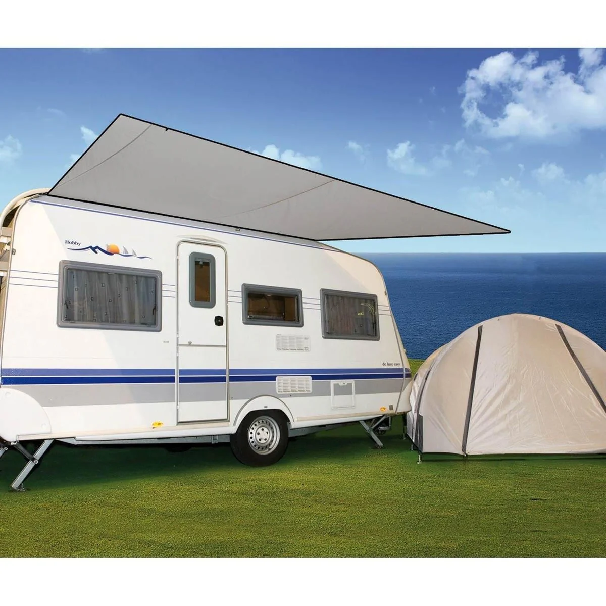 Bo-Camp Caravan Awning Travel Polyester M - Image 2