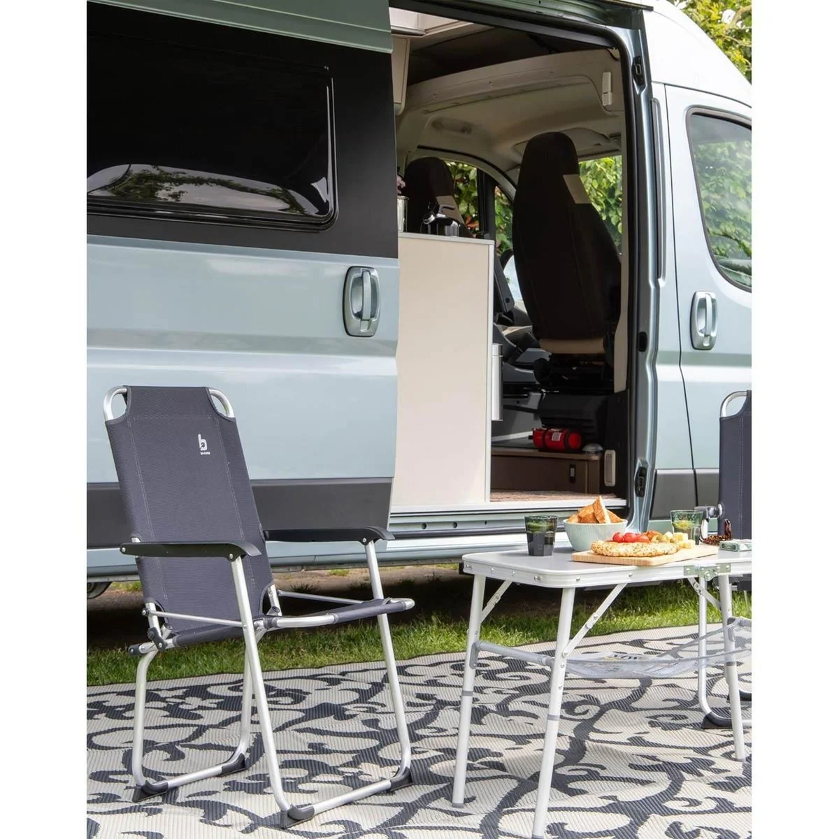 Bo-Camp Chair Copa Rio L Aluminium Graphite - Image 2