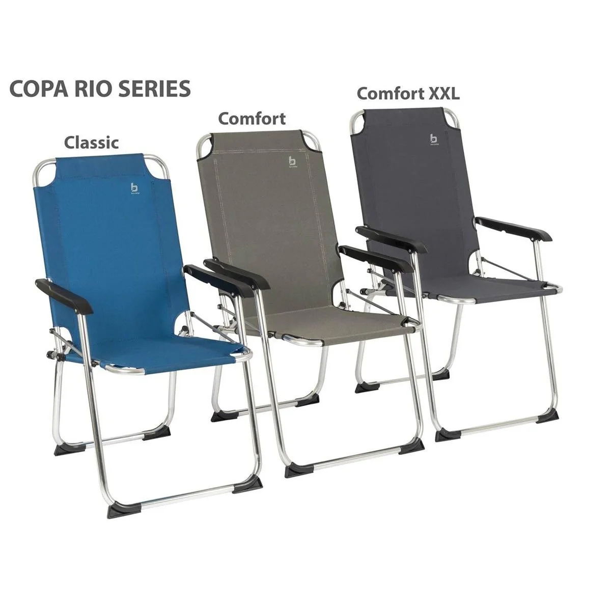 Bo-Camp Chair Copa Rio M Aluminium Sand - Image 3