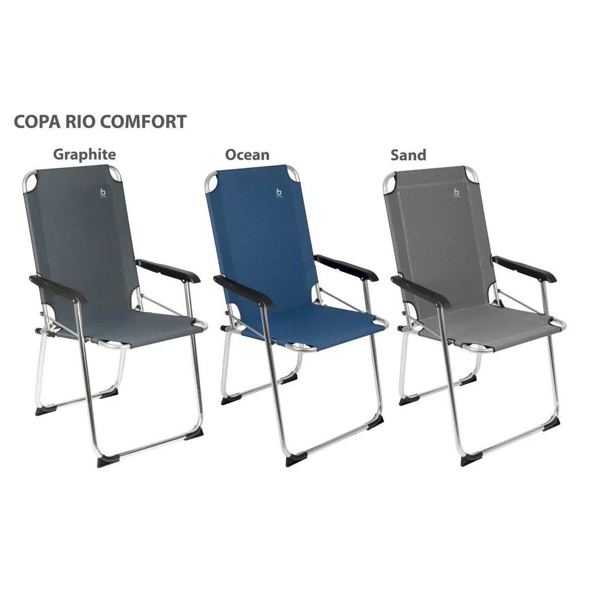 Bo-Camp Chair Copa Rio xl Aluminium Graphite - Image 4