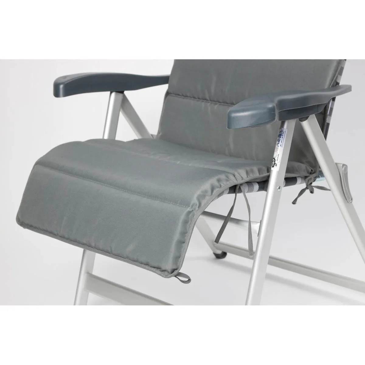 Bo-Camp Chair Cushion Universal Padded Polyester Grey - Image 2