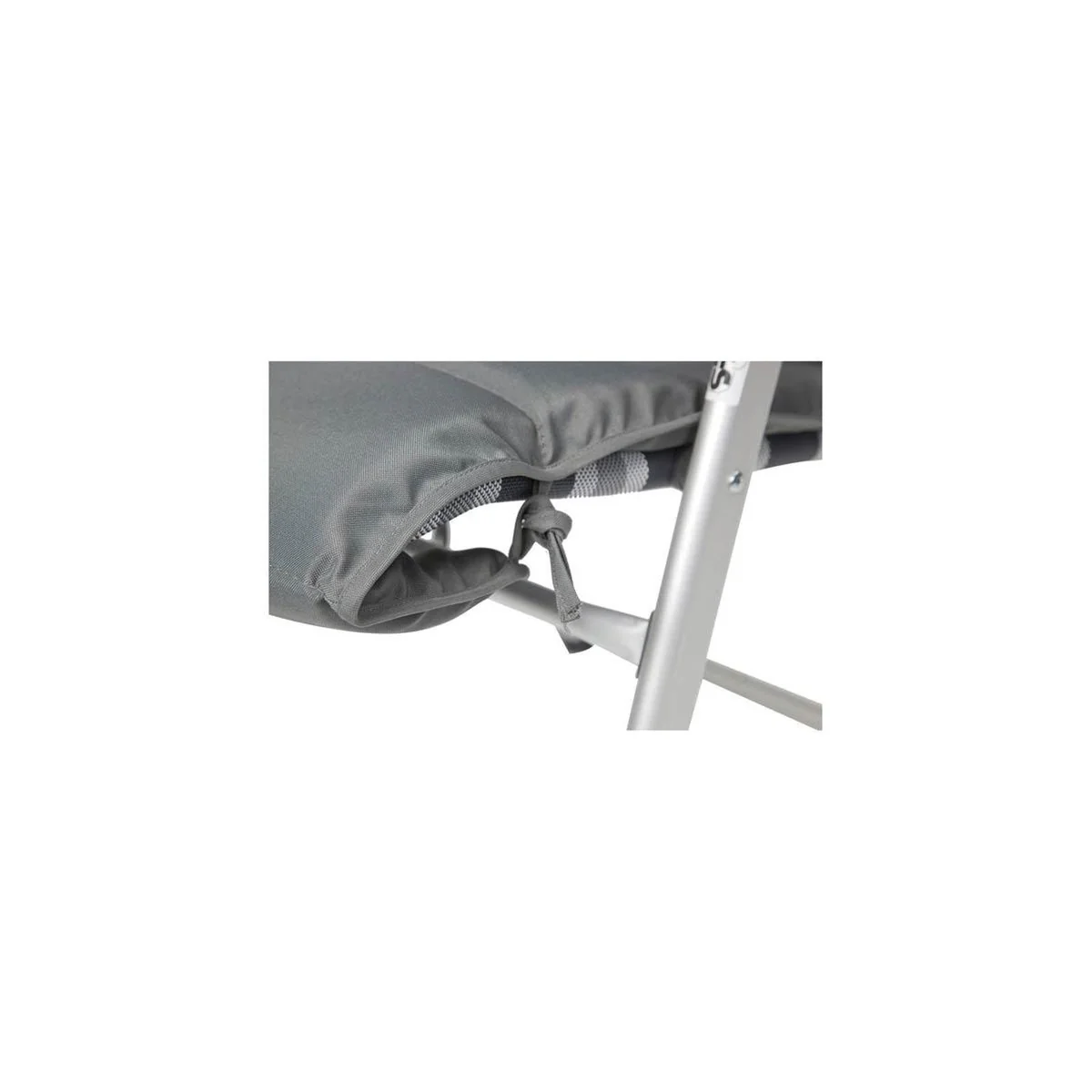 Bo-Camp Chair Cushion Universal Padded Polyester Grey - Image 4