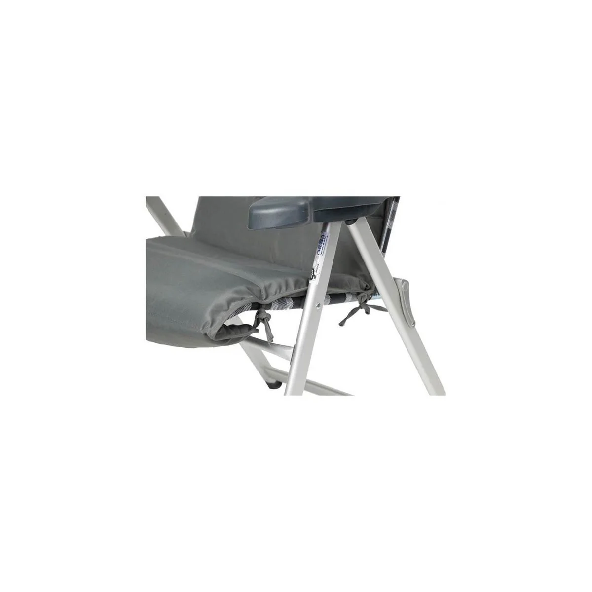 Bo-Camp Chair Cushion Universal Padded Polyester Grey - Image 5
