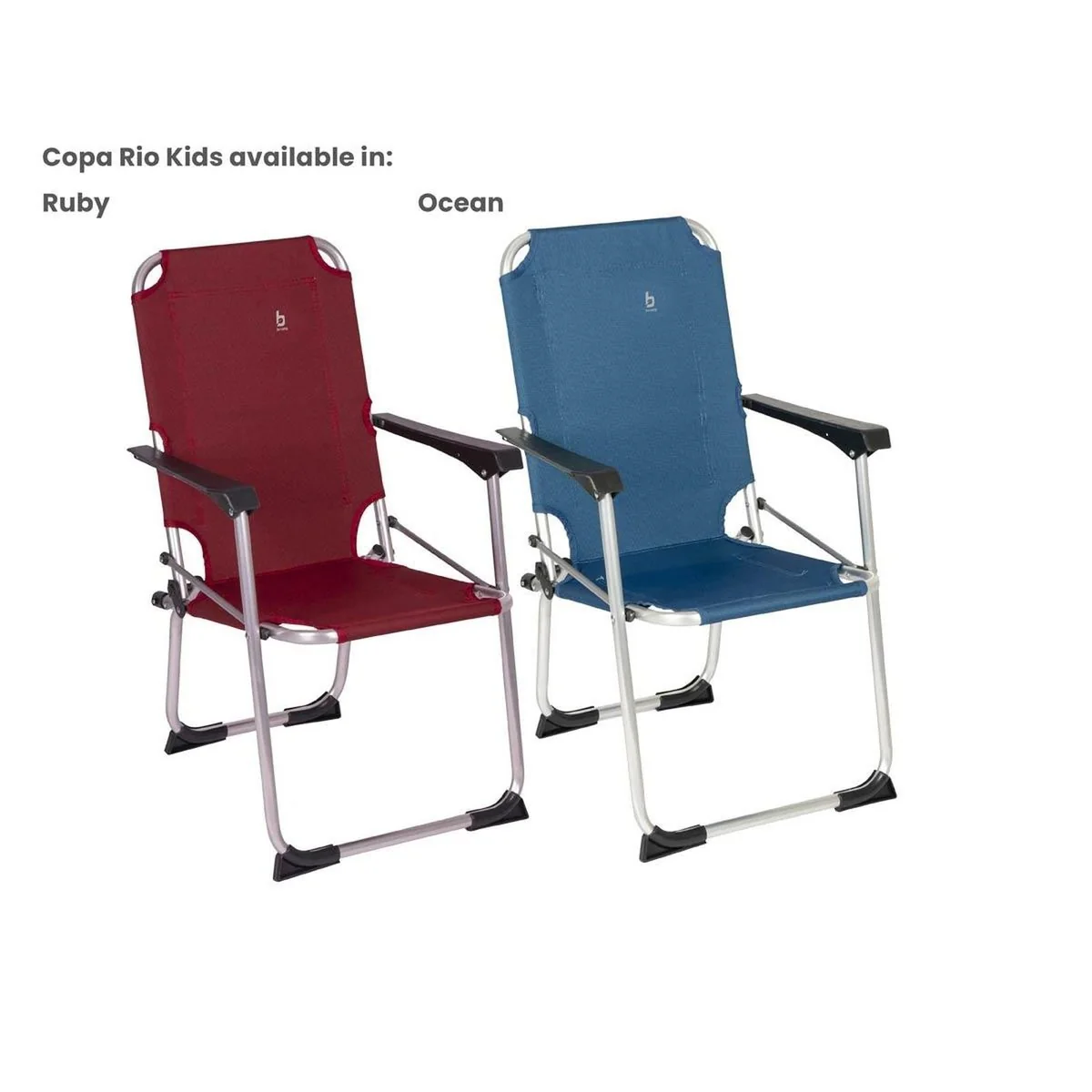 Bo-Camp Child's Chair Copa Rio Aluminium Ruby - Image 2