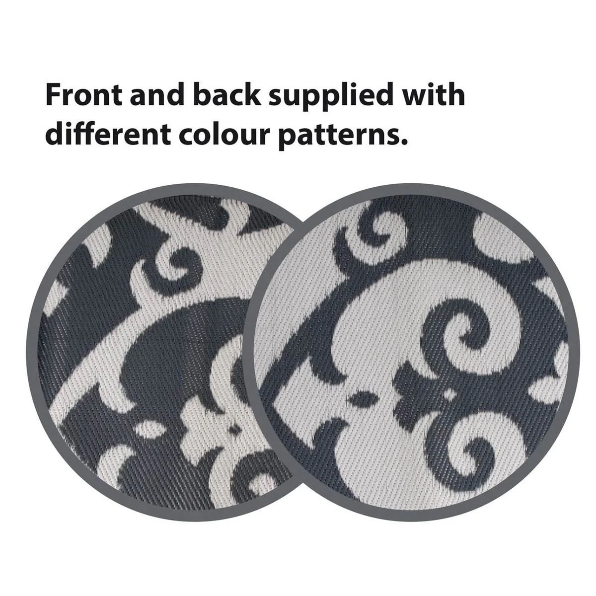 Bo-Camp Chill Mat Oriental Polypropylene Champagne XL - Image 4