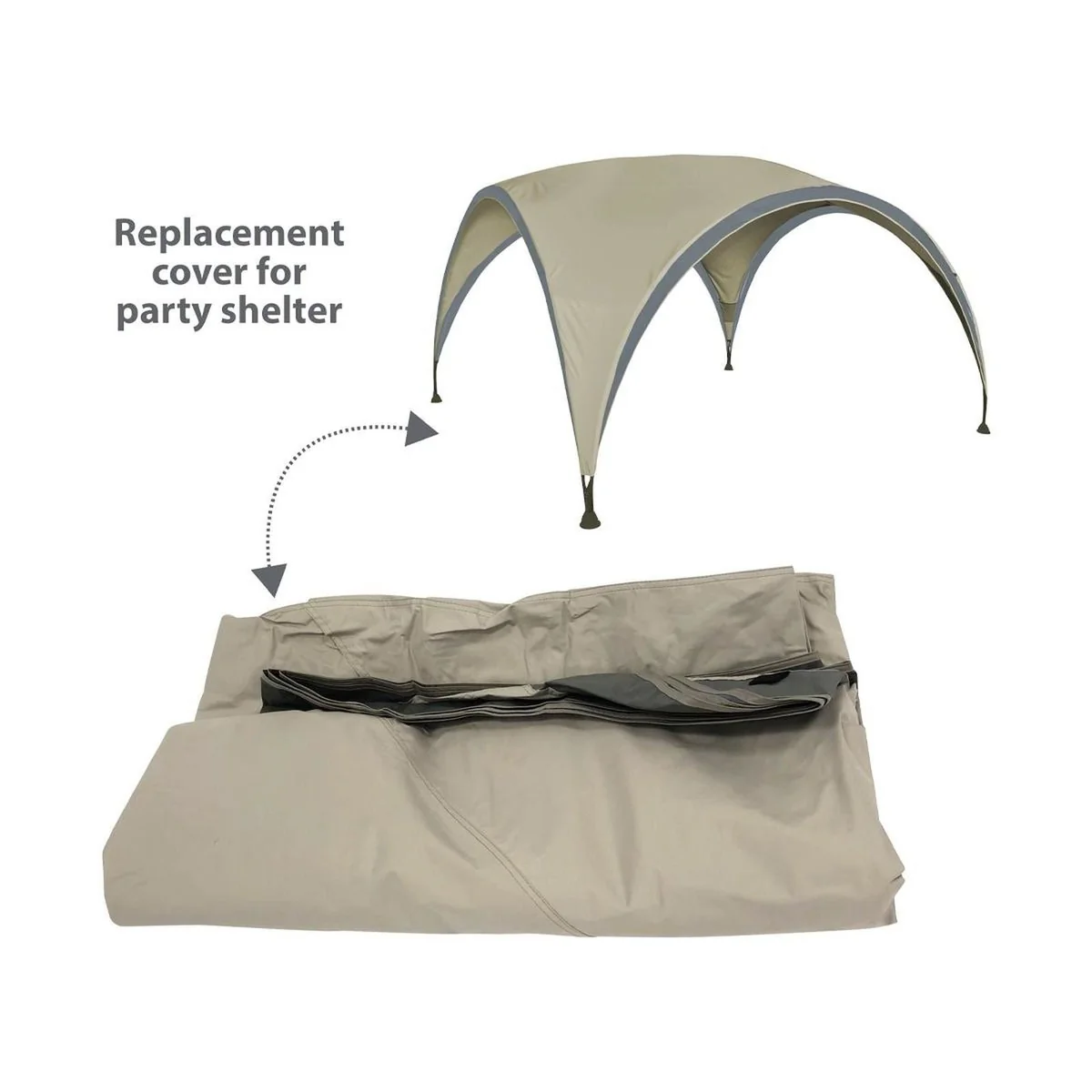 Bo-Camp Cloth for Party Shelter L - Image 2
