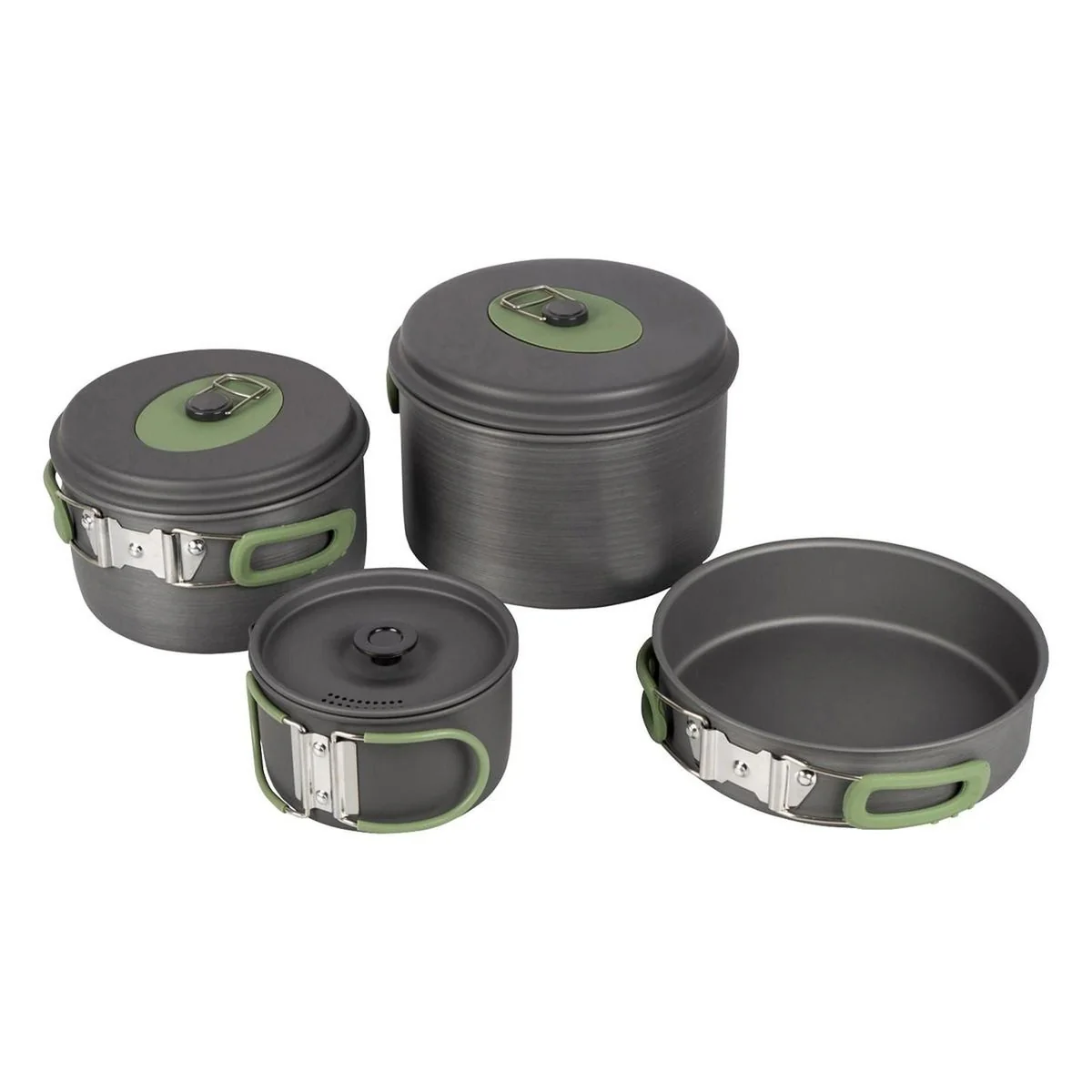 Bo-Camp Cookware Set Explorer xl 4 Pieceshard Anodized Aluminium - Image 9