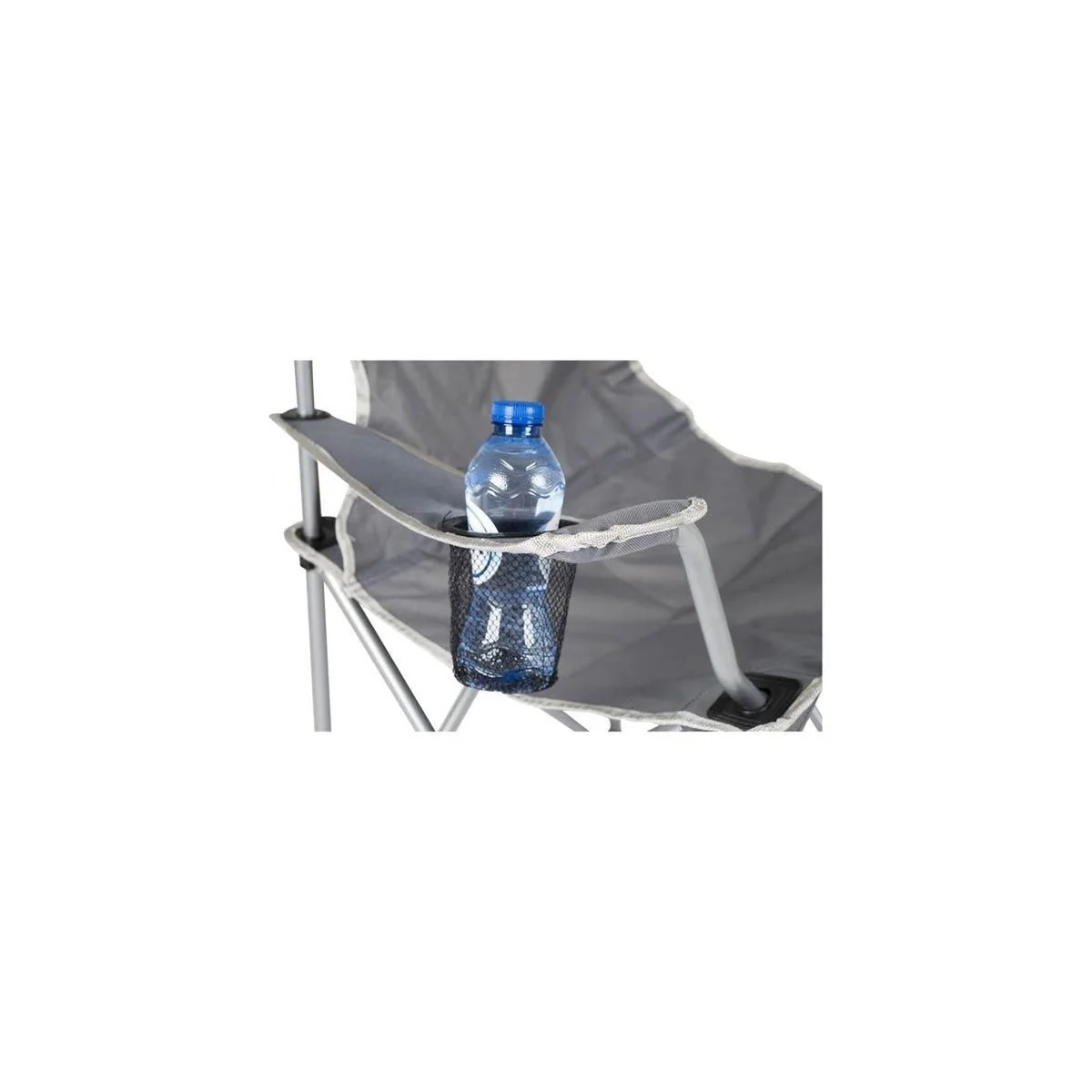 Bo-Camp Folding Chair Compact Steel Grey - Image 5