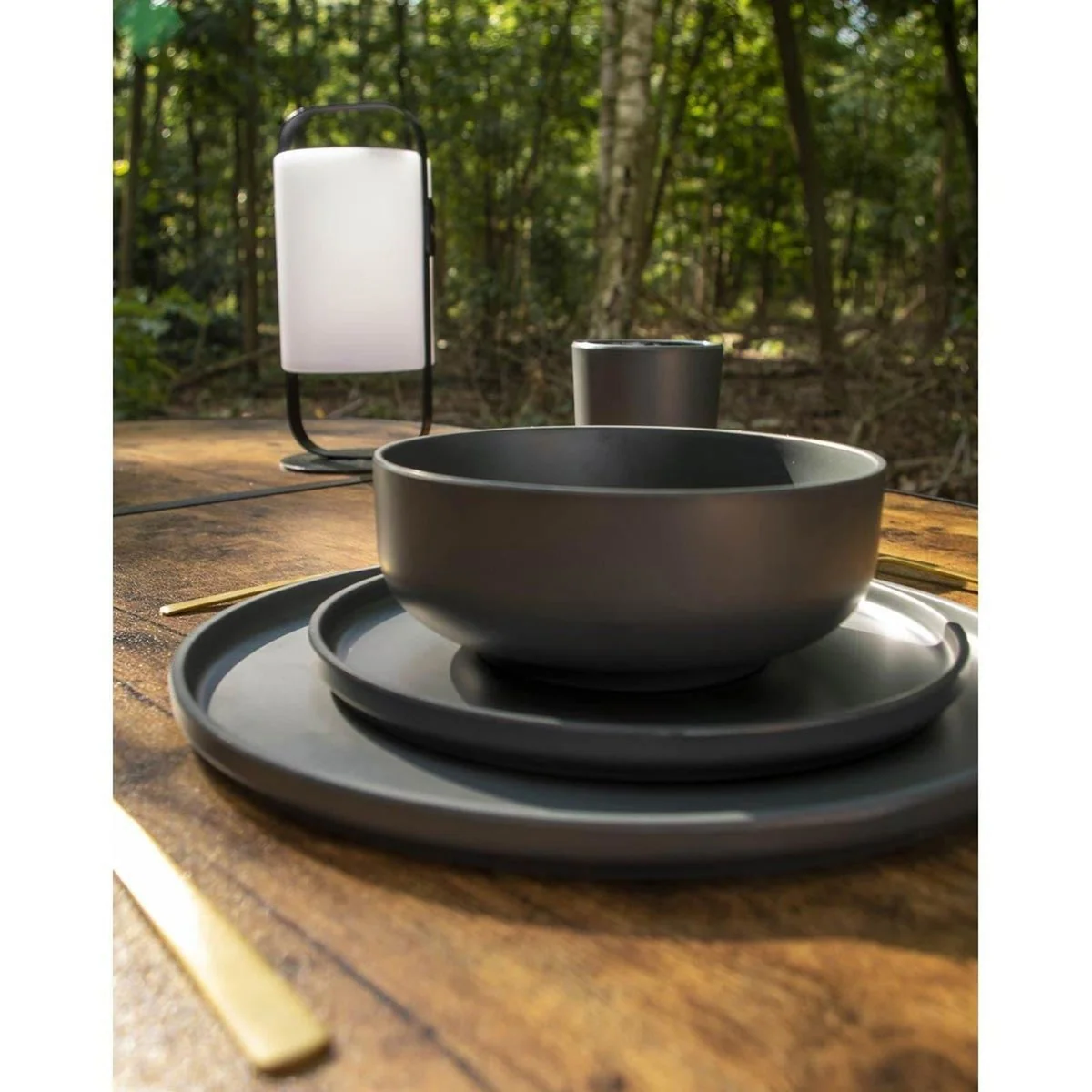 Bo-Camp Industrial Collection Bowl Patom 4 Pieces Anthracite - Image 2