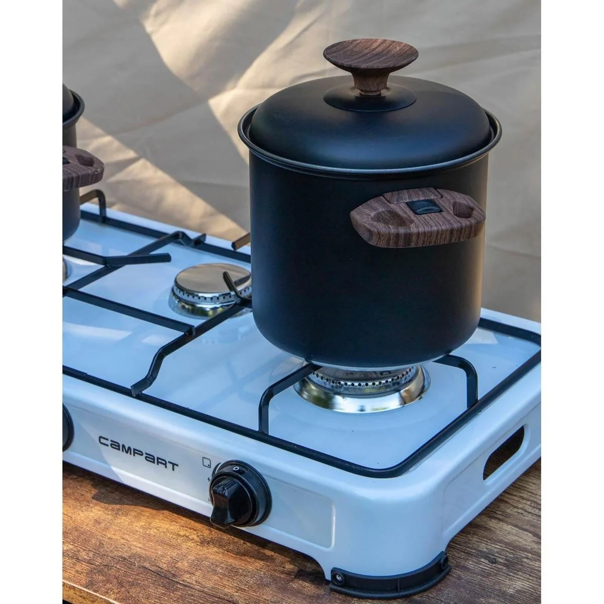 Bo-Camp Industrial Collection Cookware Set Hading Compact 2 - Image 2