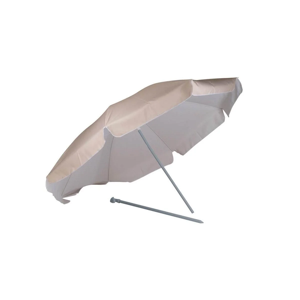 Bo-Camp Parasol Articulated Arm Polyester Dia 165cm Sand - Image 7