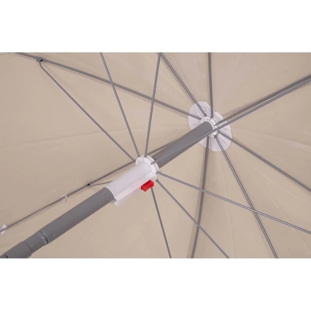 Bo-Camp Parasol Articulated Arm Polyester Dia 250cm Sand - Image 2
