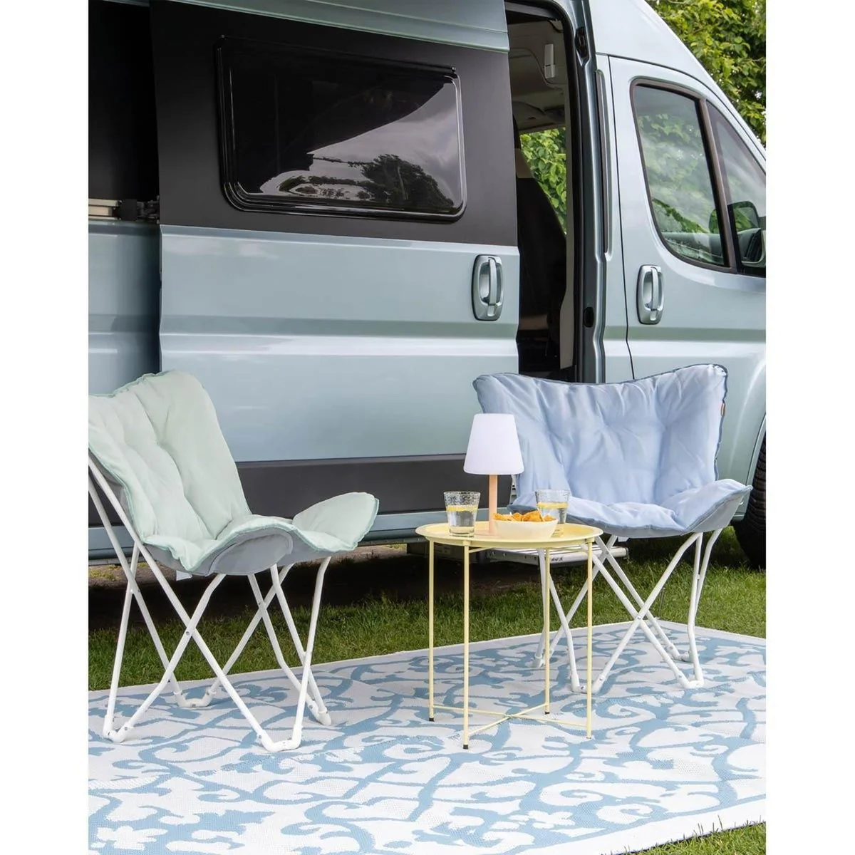Bo-Camp Pastel Collection Chill Mat Lavardin Blue L - Image 2