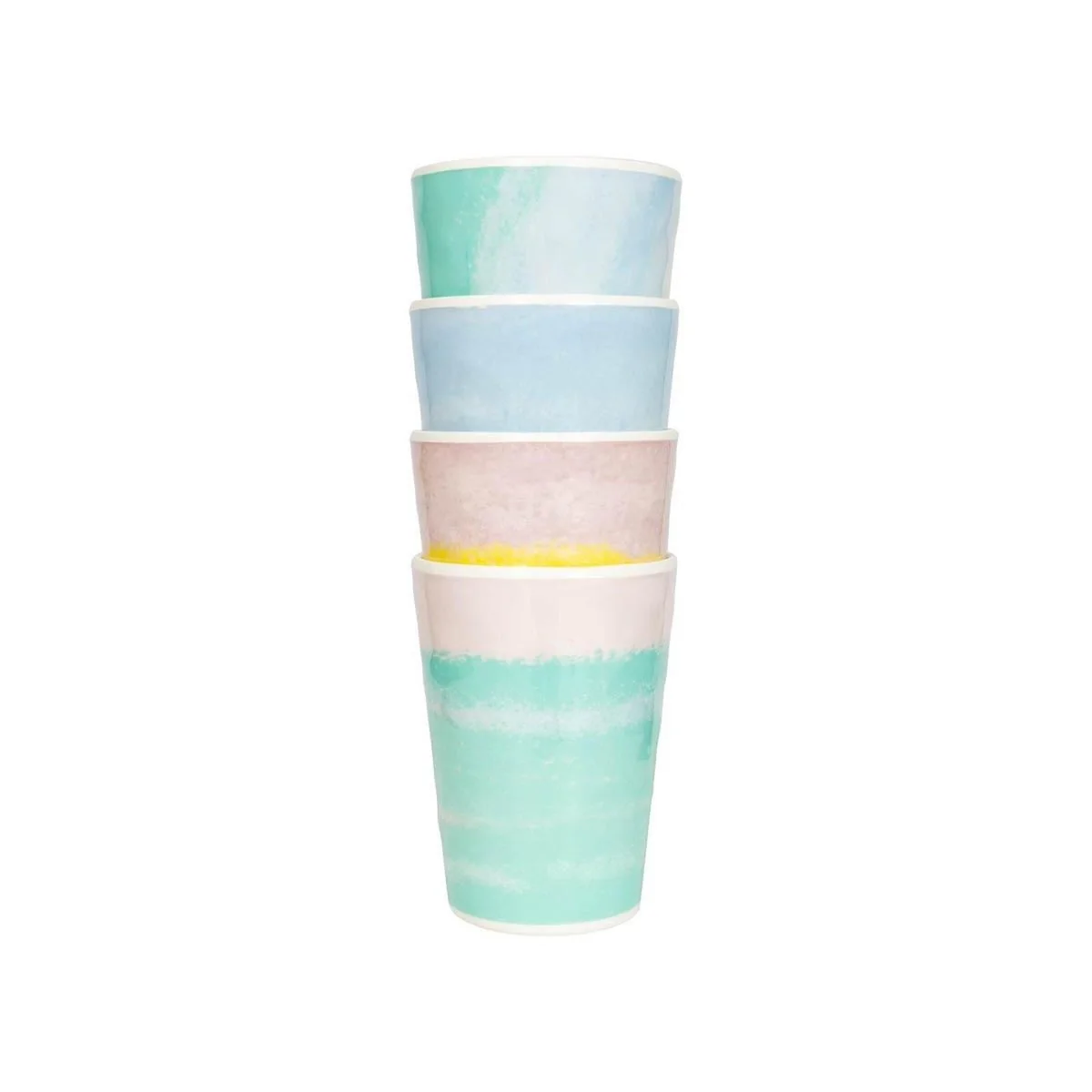 Bo-Camp Pastel Collection Cup Barfleur 4 Pieces - Image 3