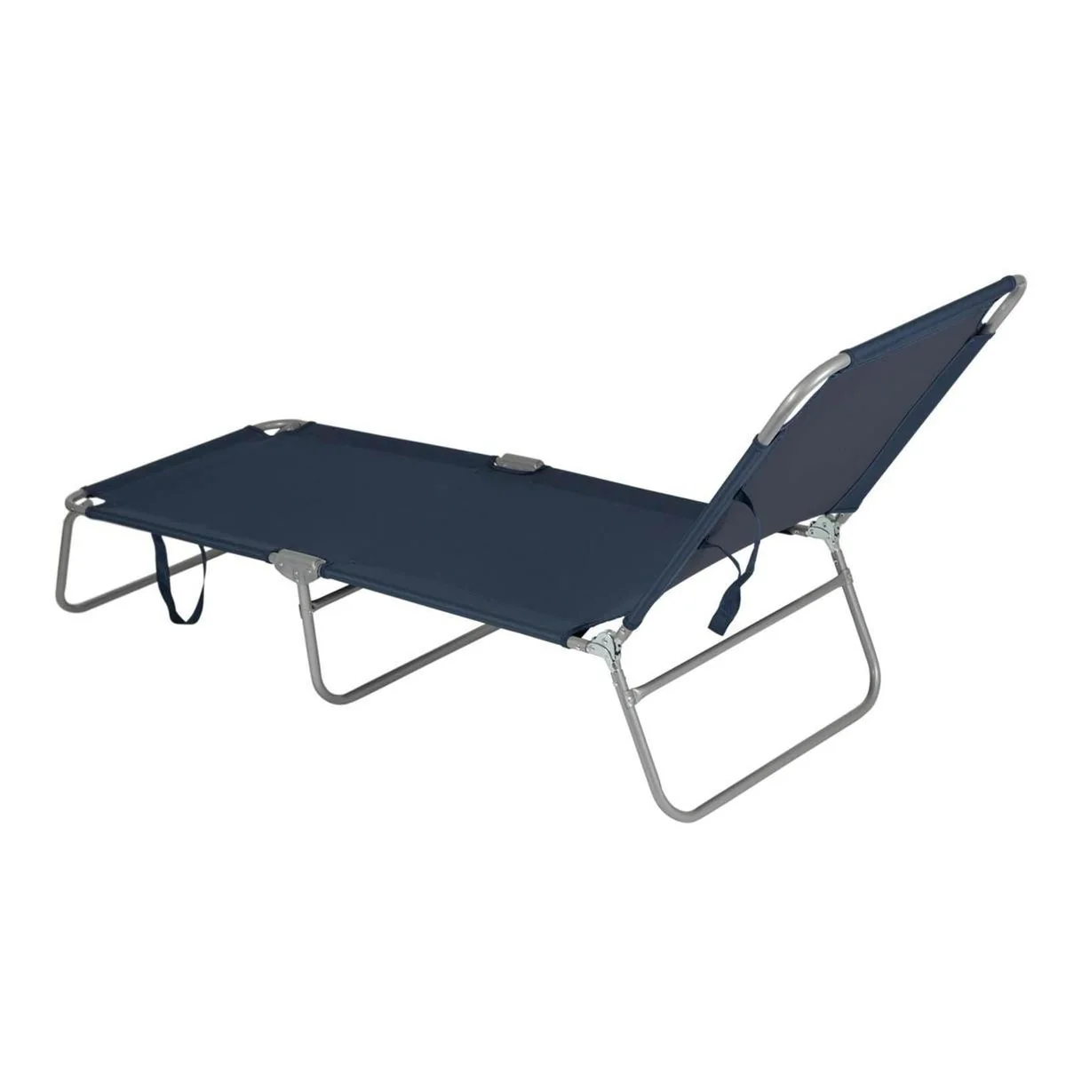 Bo-Camp Sun Lounger 5 Positions Blue - Image 9