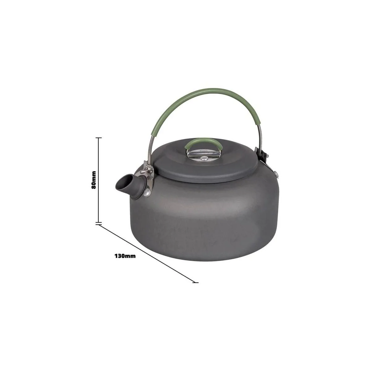 Bo-Camp Tea Kettle Explorer S Hard Anodized Aluminium 0.8L - Image 2