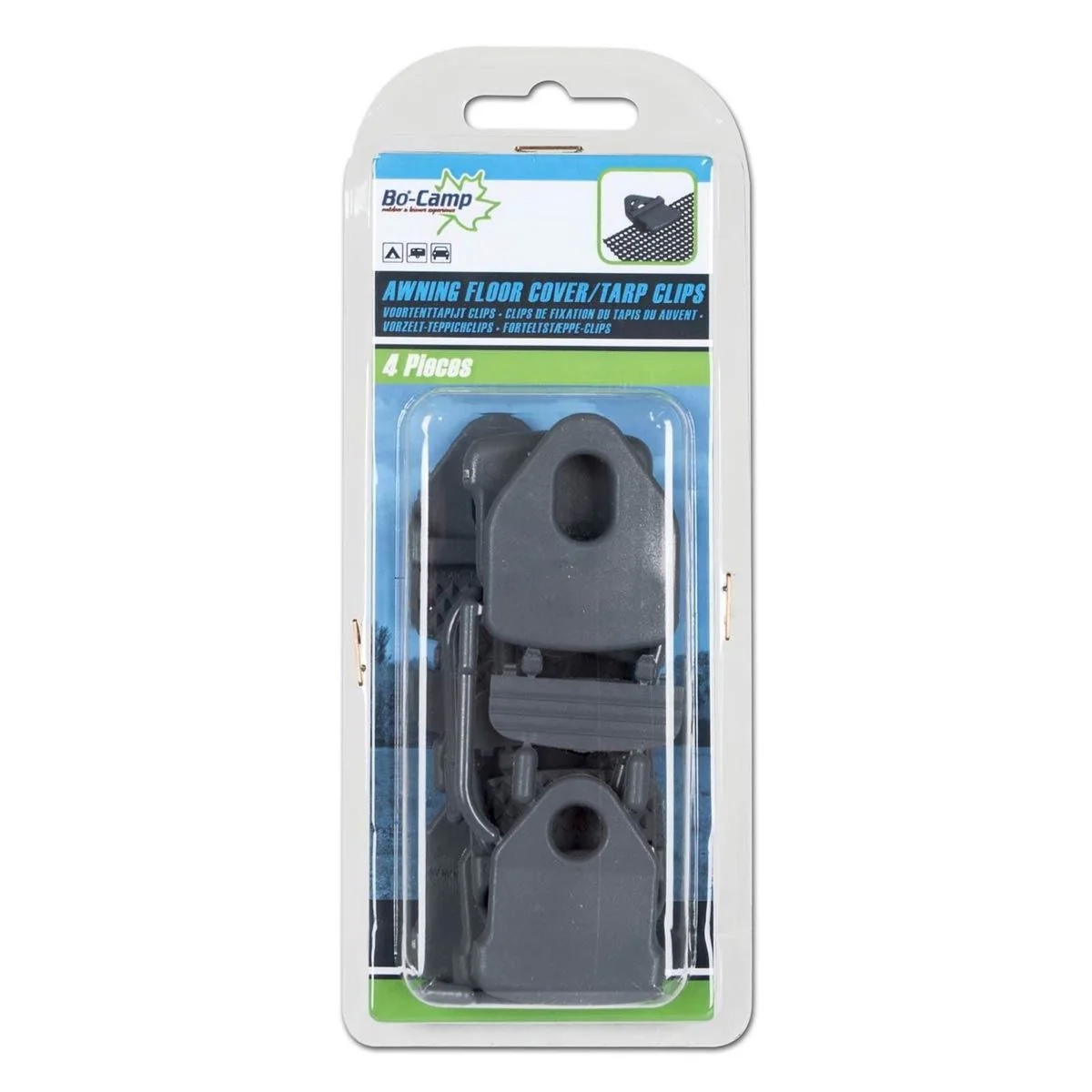 Bo-Camp Tent Carpet Clips Universal 4 Pieces - Image 3