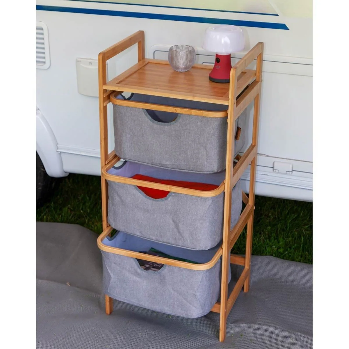 Bo-Camp Urban Collection Cabinet Selsdon Pullout Baskets - Image 2