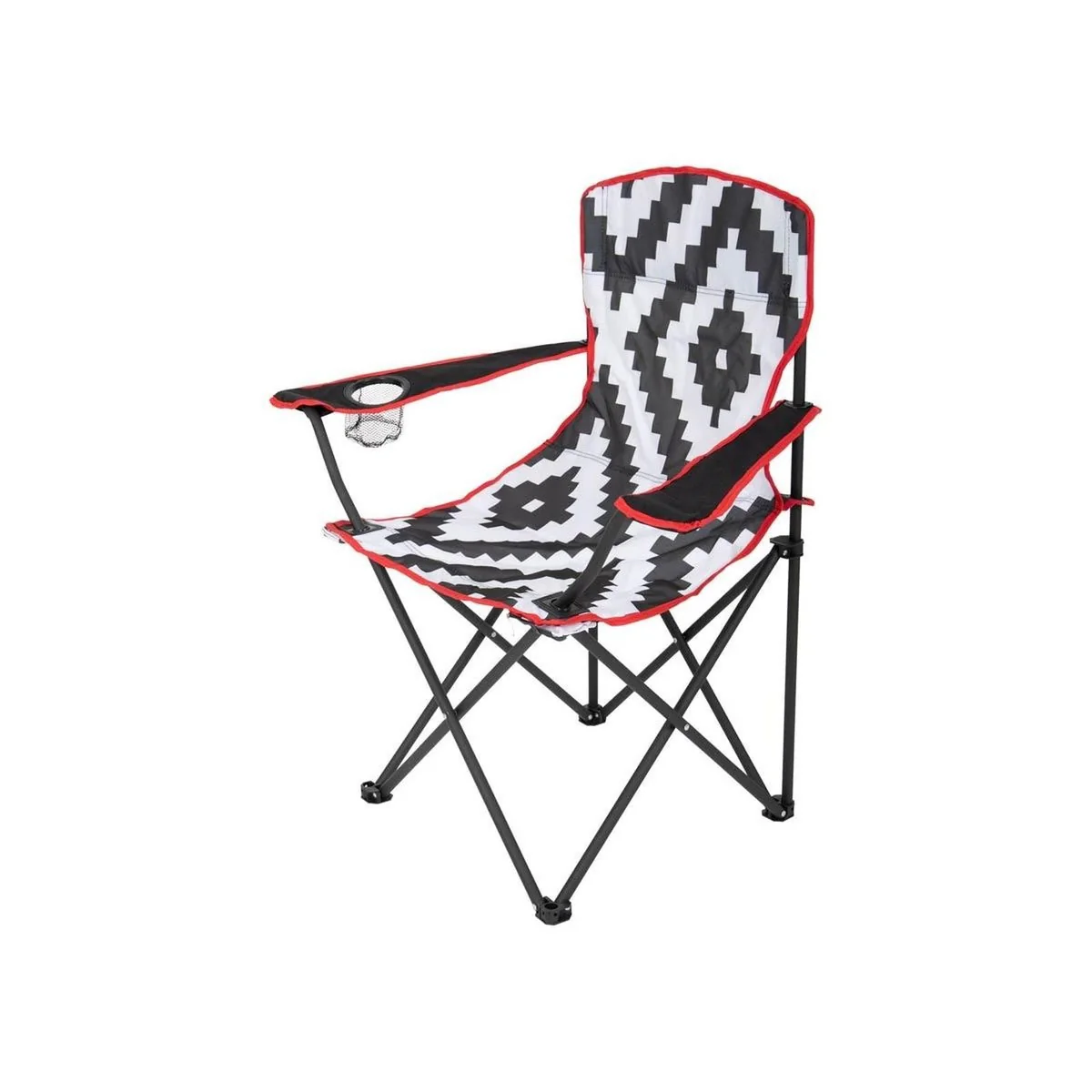 Bo-Camp Urban Collection Folding Chair Madison Black/White - Image 9