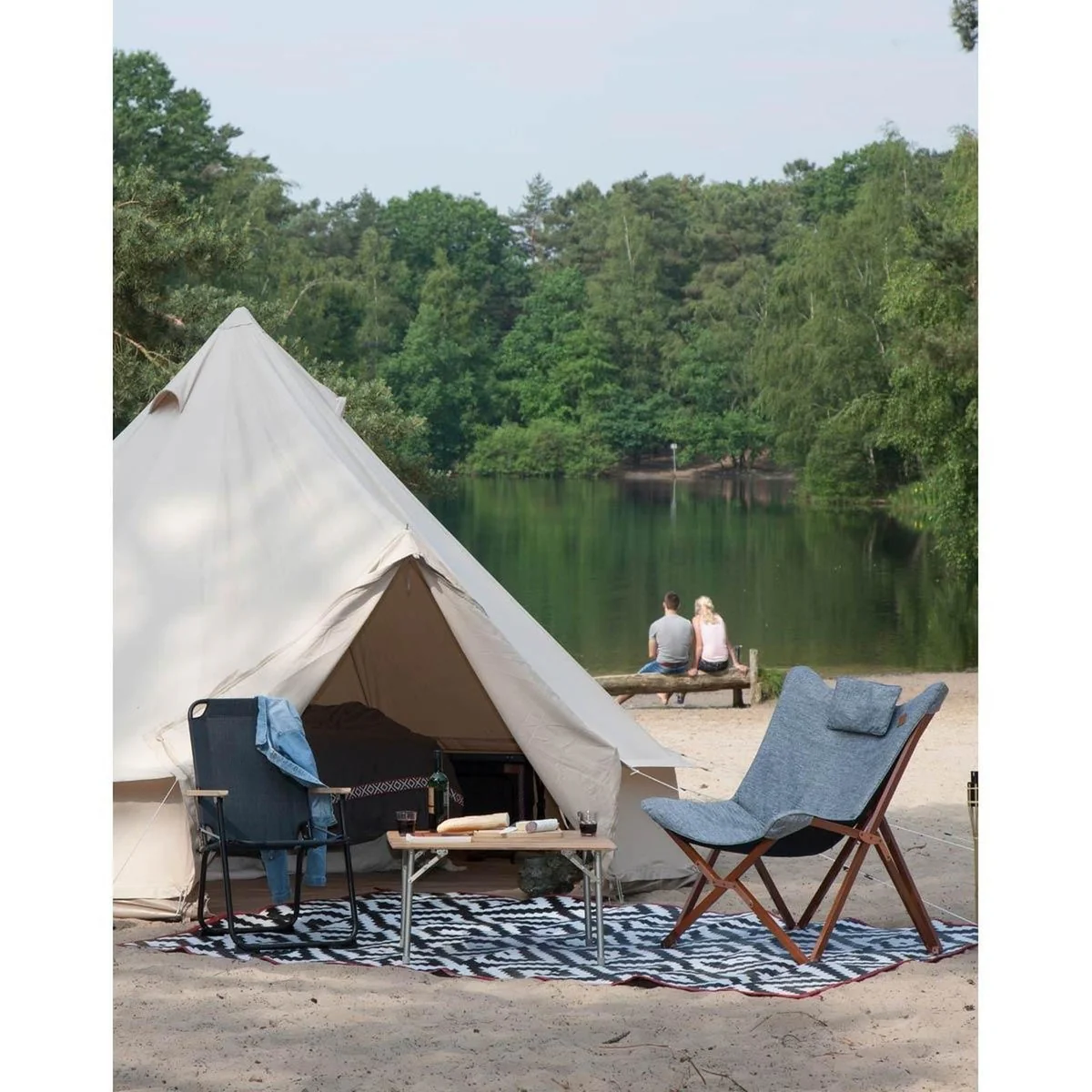 Bo-Camp Urban Collection Table Morris 65 x 50cm - Image 3