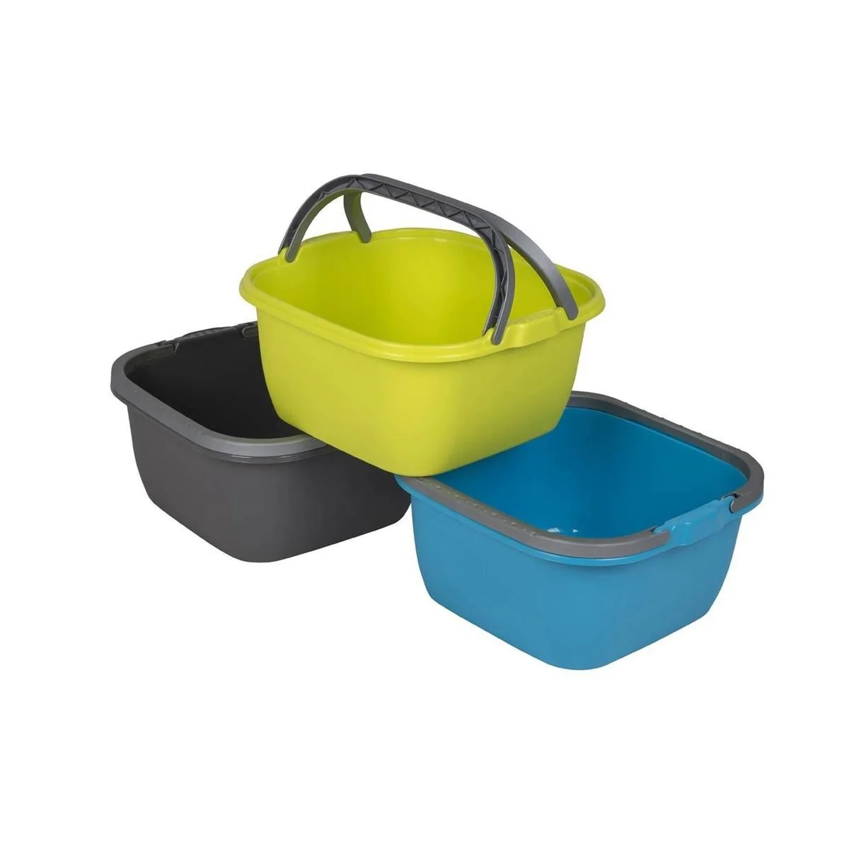 Bo-Camp Washing Bowl Square Polyethylene 13L Grey - Image 3