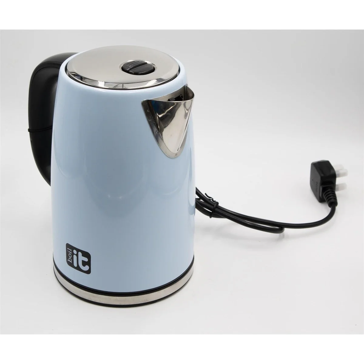 BOIL IT Blue 240V / 900W 1.7l Kettle Low Wattage Ideal for Camping Caravans Motorhomes - Image 3
